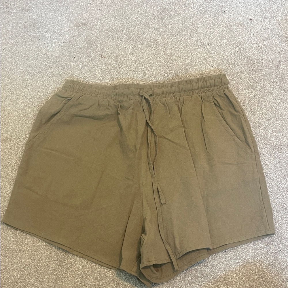Target Olive Green Women’s Drawstring Shorts